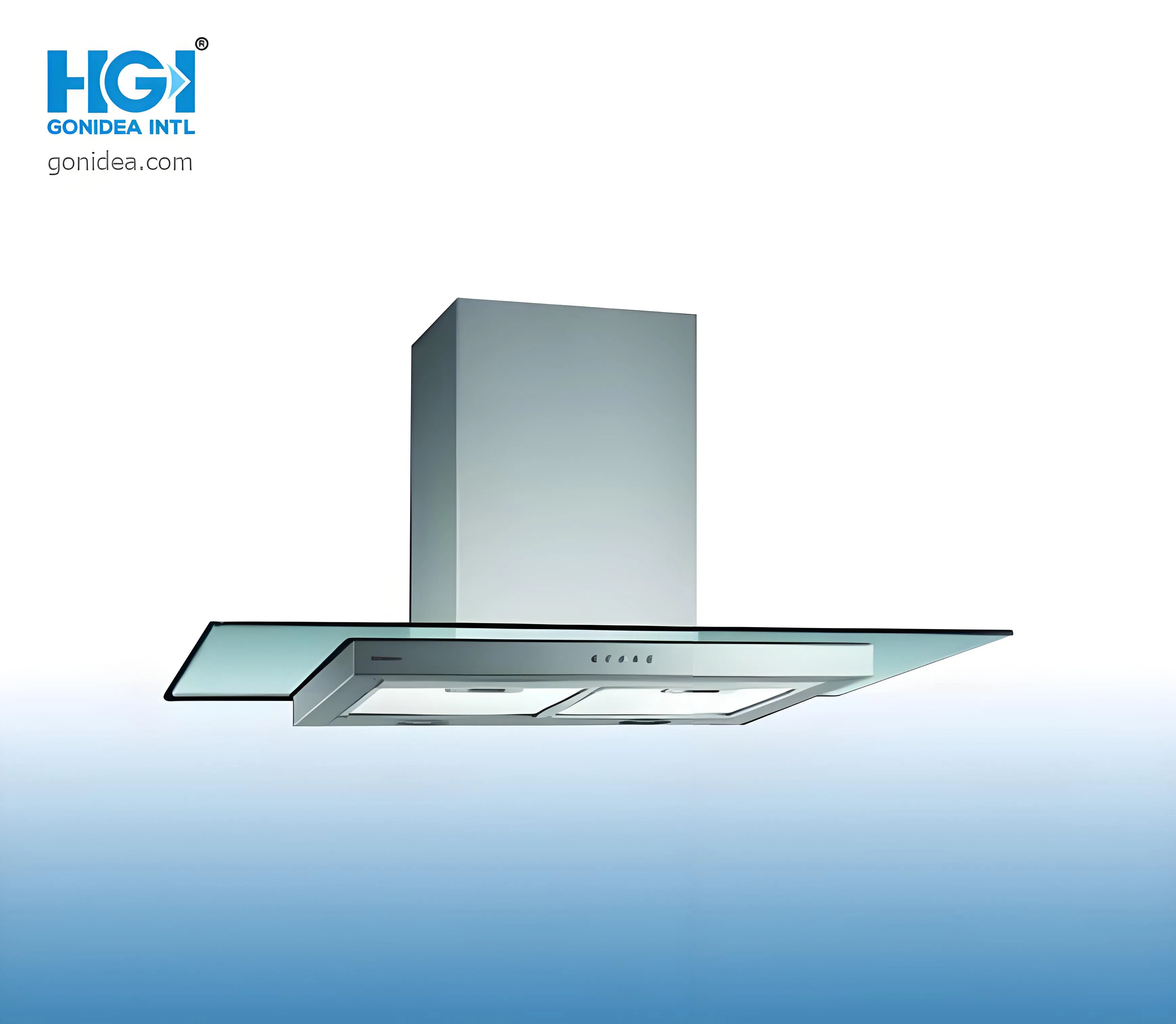 Luxury Ceiling-Mounted Touch Control 3 Speeds Circle Kitchen Range Hood Tgj600d13gl02