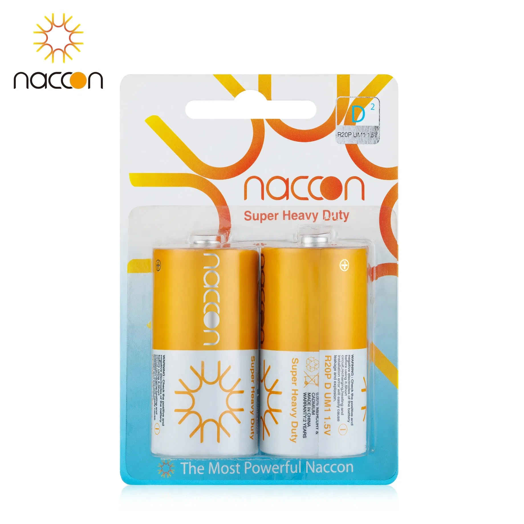 Zinc Carbon D Size 1.5V Um1 D Size R20 Non-Rechargeable Battery