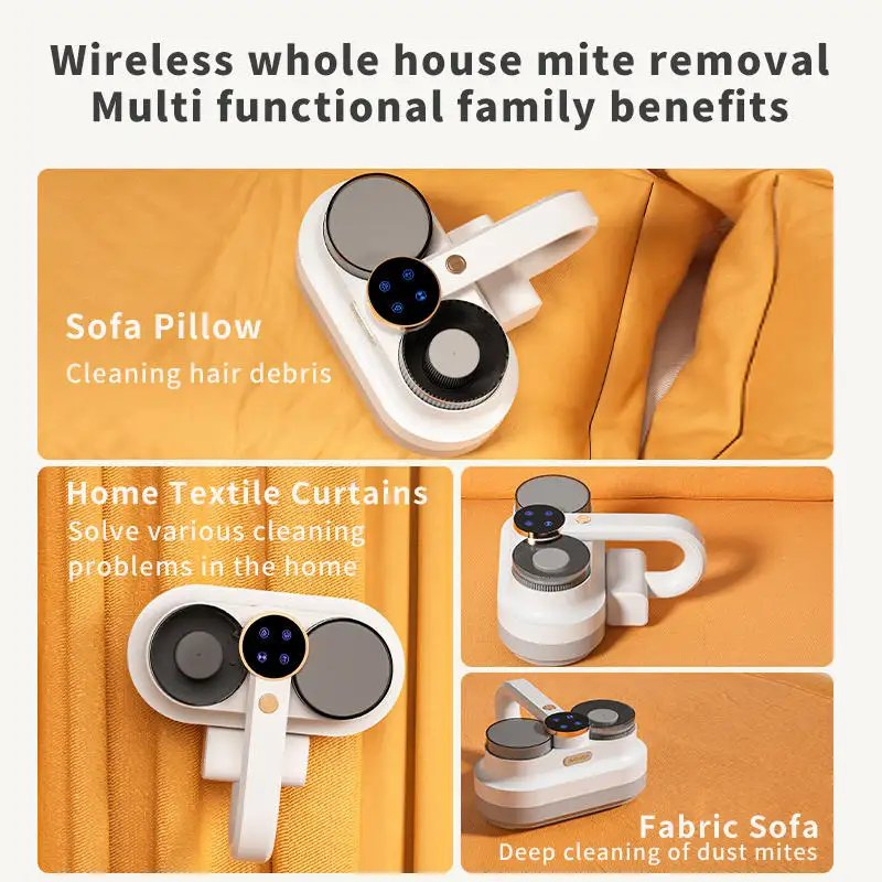 Portable UV Mattress Cleaner with Custom Logo and 12000PA Power