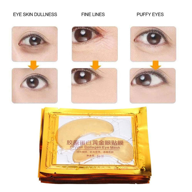 Treatment Facial Skin Firming Collagen 24K Gold Eye Mask