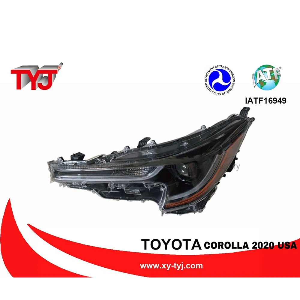 Передние фары LED для Toyota Corolla 2020 (США)