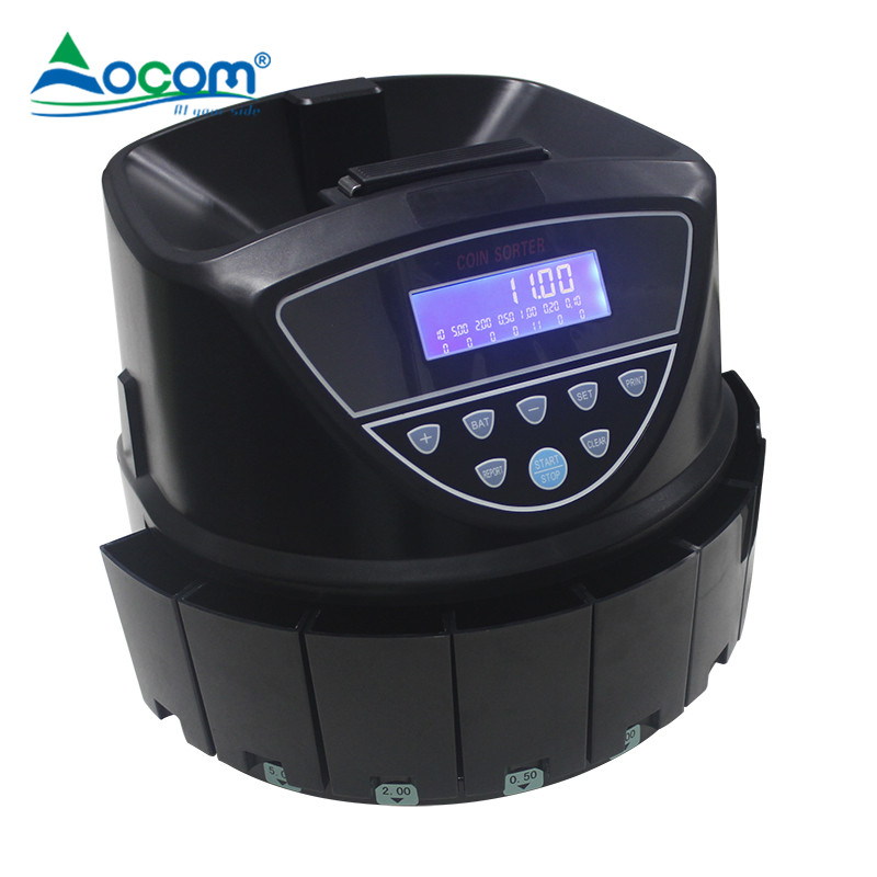 High Speed Automatic Heavy Duty Euro Coin Sorter Machine