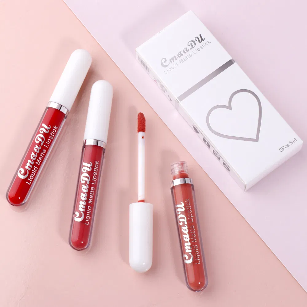 3 Pack of Long-Lasting Matte Lip Gloss for Daily Use