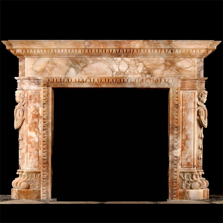 Modern Indoor Decorative Natural Stone Fireplace Surround Marble for Sale