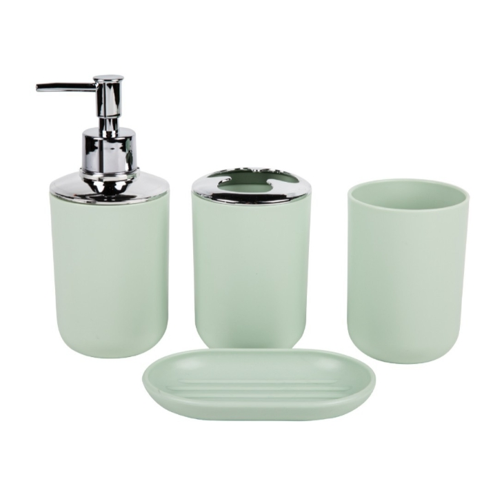 Home Bathroom Set Mouthwash Cup, Soap Dish, Lotion Bottle, Toothbrush Holder