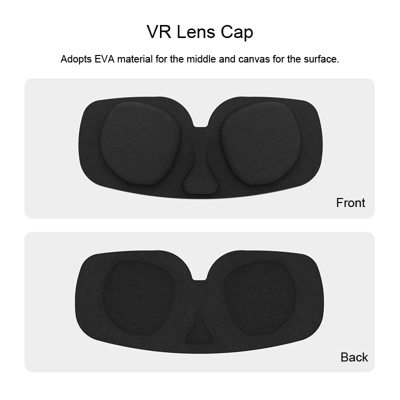 Lens Protective Cover Vr Glasses Accessories Cover Soft Dustproof Pad Protection Cover for Oculus Quest 2