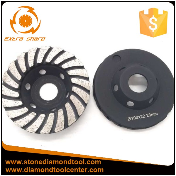 60/80/100mm Diamond Metal Grinding Cup Wheels for Floor