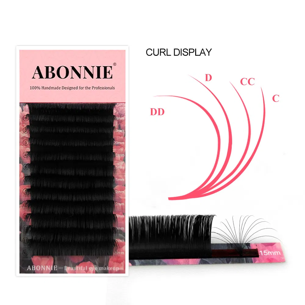 12 Rows 0.05mm C/D Hybrid Length Fast Bloom Classic Easy Fans Lashes
