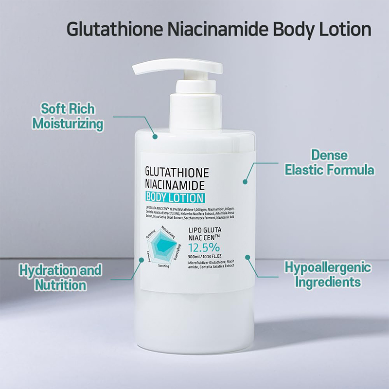 Beauty Cosmetics Skin Care Mild Ingredient Hydration Non-Heavy Non-Greasy Whitening Body Lotion