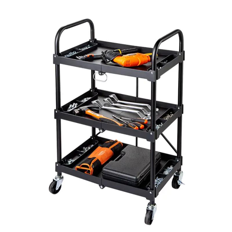Serving Lightweight Rolling Mechanics Tool Trolley Cheap Iron Garage Tools Cabinet Cart