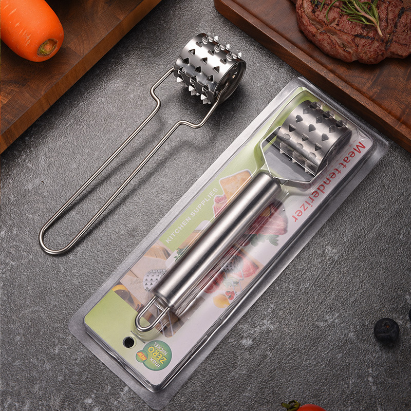 Premium Stainless Steel Meat Tenderizer Roller for Juicy Steaks