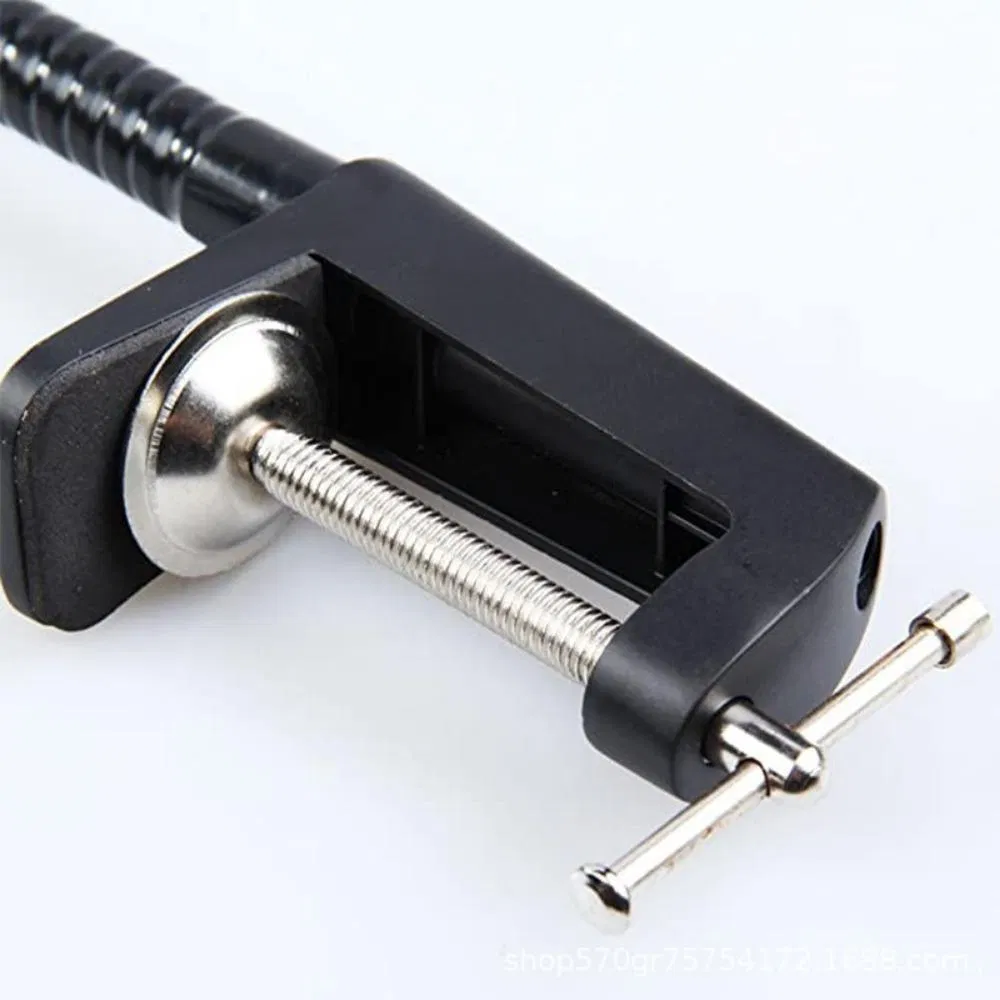 Flexible Gooseneck Desk Jaw Clamp Stand Holder for Phone and Tablet Ci20688