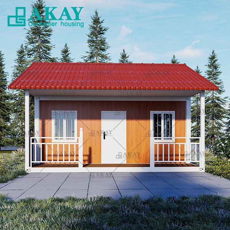 Luxury Villa Foldable Folding House Shed Office 2 Bedroom Prefab Modular Mobile Expandable Container House with Toilet Prefabricated-Building