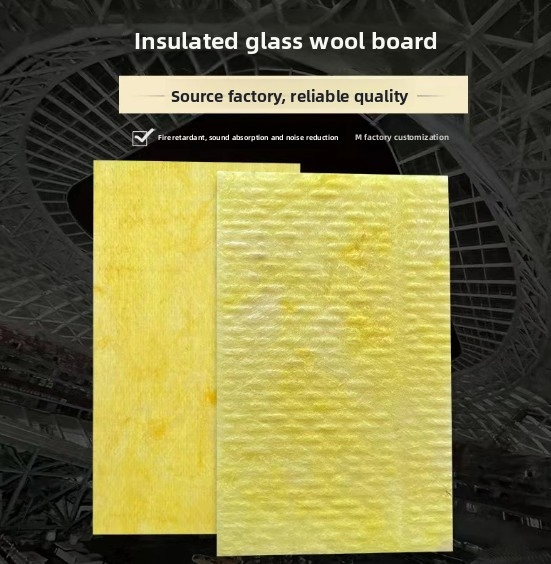 Factory Direct Aluminum Foil Veneer Glass Wool Board for Sound Insulation