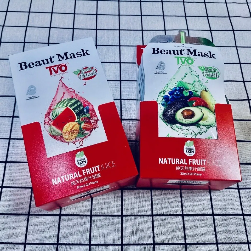 Strawberry Raspberry Hydra Brightening Juice Beauty Facial Mask