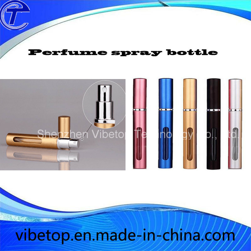 Refillable Mini Aluminum Perfume Sprayer Atomizer Bottle