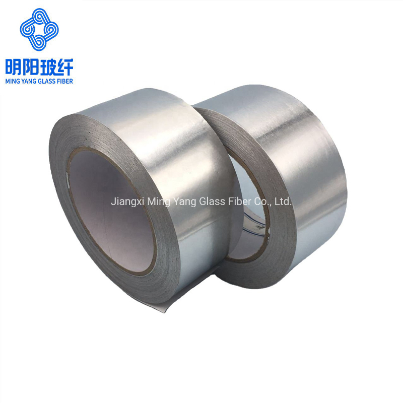 0.25mm 220g Aluminum Foil Laminated Fiberglass Cloth Tape in Roll