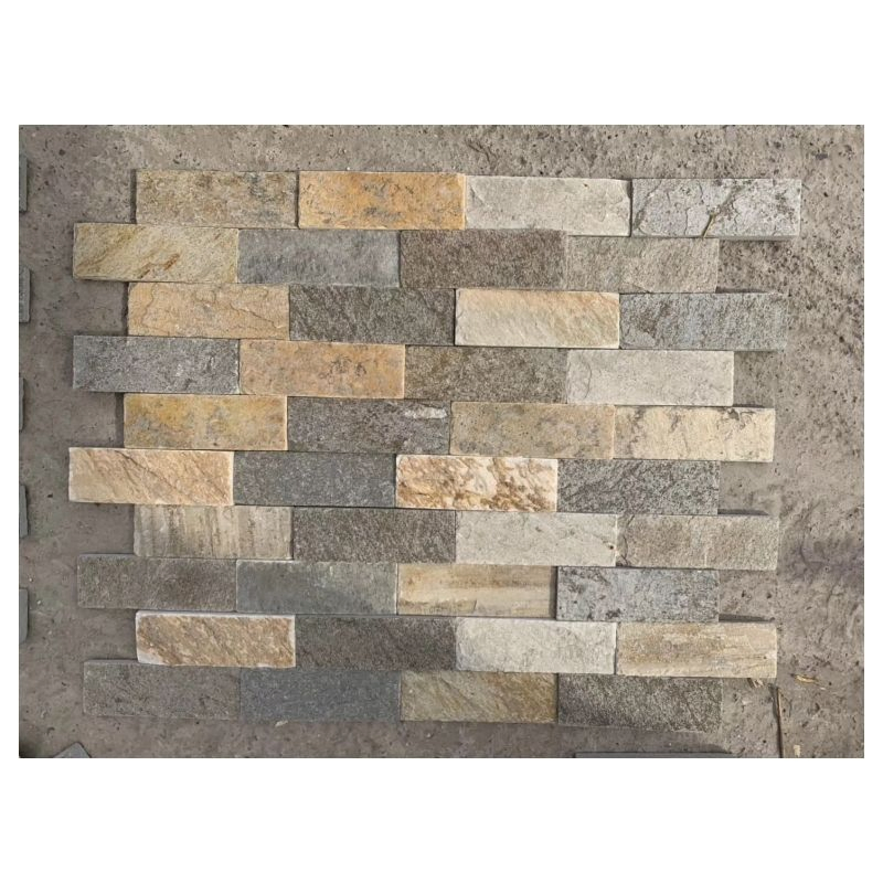 Premium Natural Slate Z-Shaped Stacked Stone Veneer for Outdoor Walls