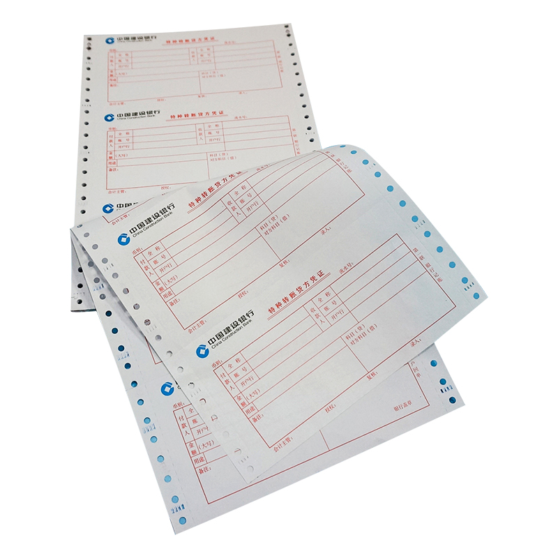 Continuous Computer Paper 9.5X5.5 1/2/3/4ply Office Printing Carbonless Paper Roll