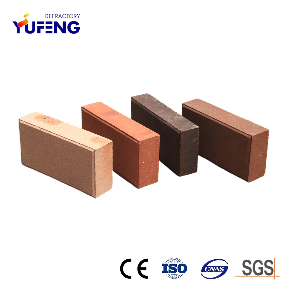 Thin Veneer Satin/Smooth Surface Clay Paving Brick for Garden/Home Decoration