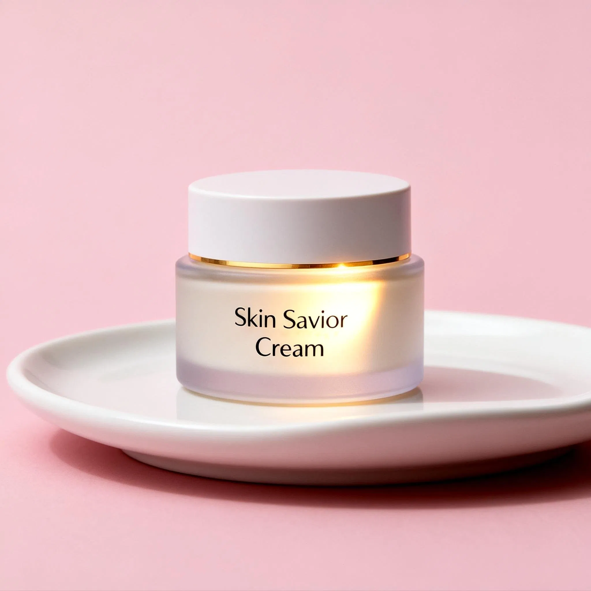 Calming and Protective Vitamin C Face Cream with Blue Copper Peptide for Acne Prone Skin and Bulk Production