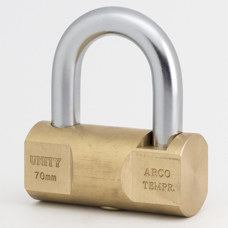 Hammer Lock Brass Padlock Heavy Duty Solid Brass Security Padlock Double Locking