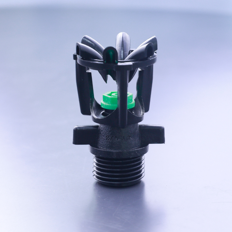 Rotatable Single Double Hole Mini Plastic Rotary Sprinklers Gardening