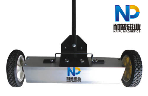 13-Inch Magnetic Sweeper for Effortless Cleanup and Debris Removal