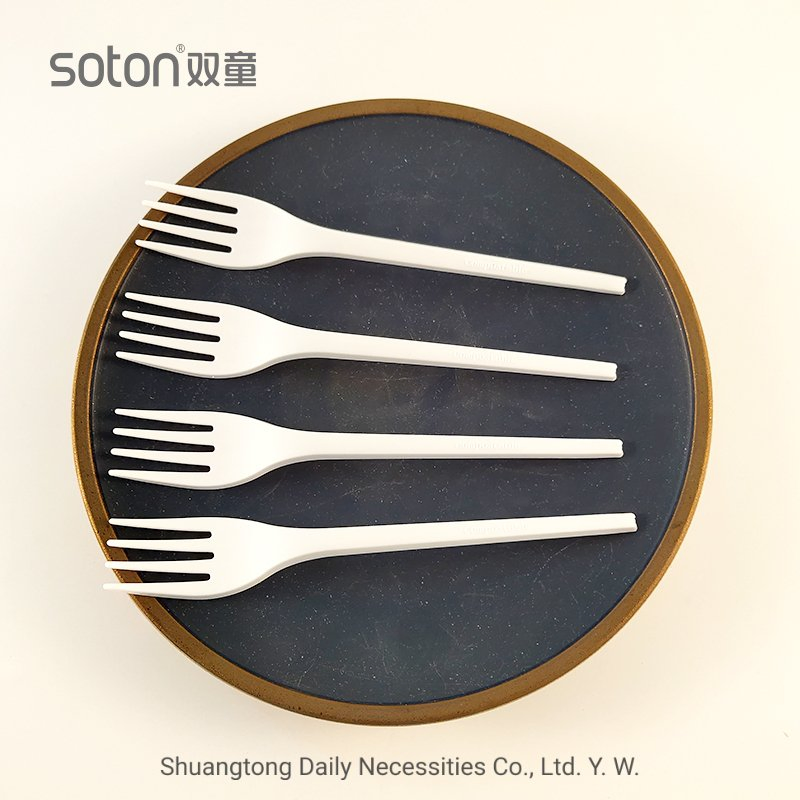 100% Compostable Biodegradable Disposable Tableware Fork