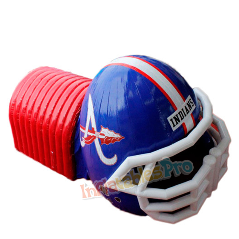 American Football Giant Inflatable Helmet Entrance Tunnel Tent