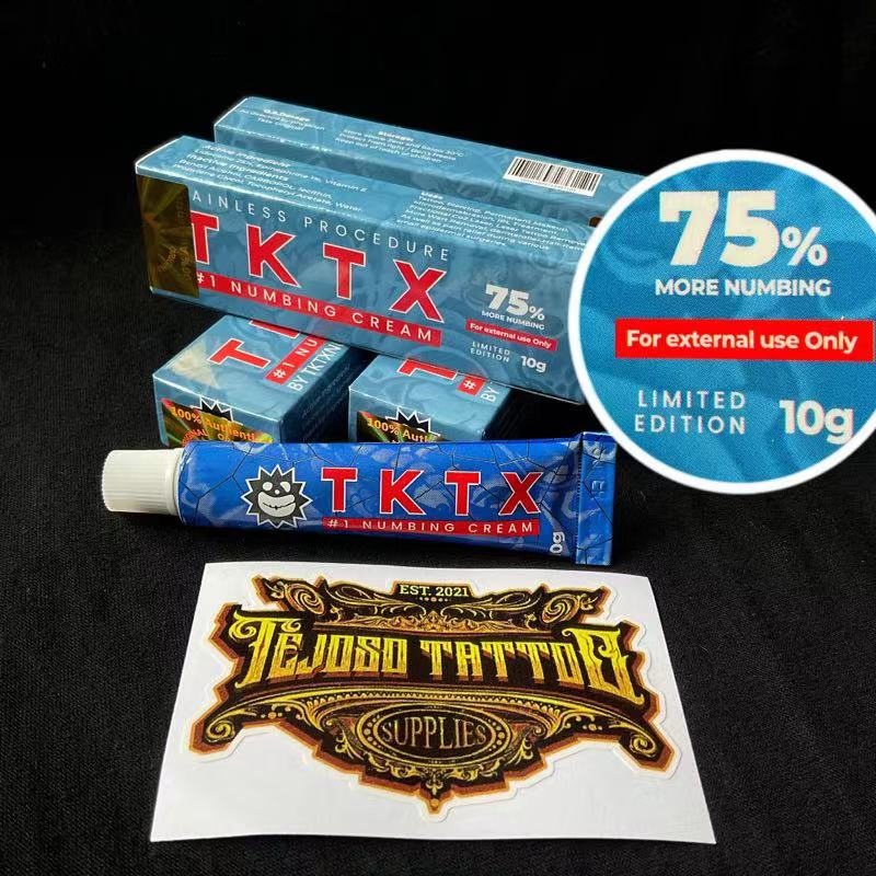 New Super Tktx 99% Gold 75% Numbing Cream Anesthetic Ointment Tattoo Supply