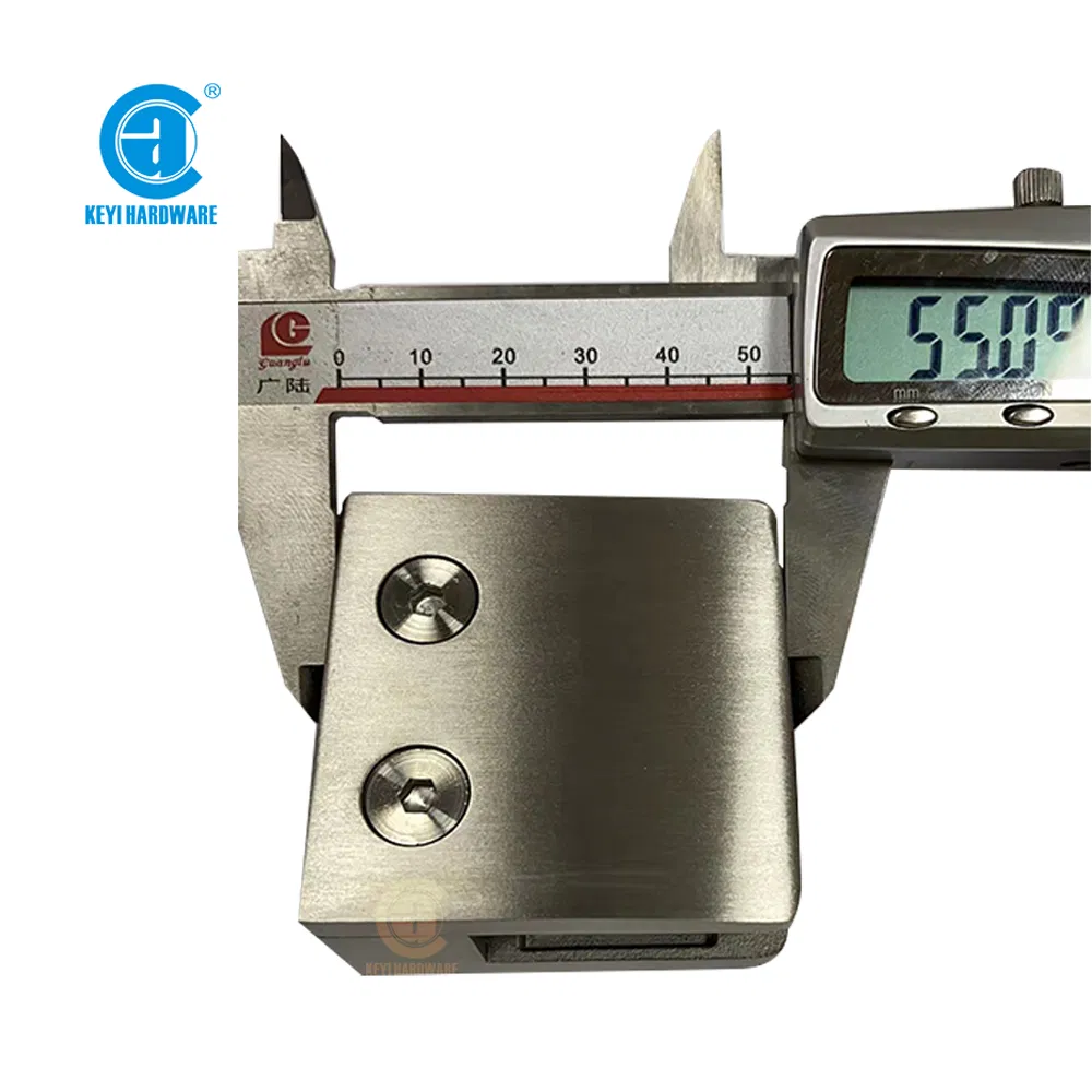 Stainless Steel Glass Clamp Railing Square Clip