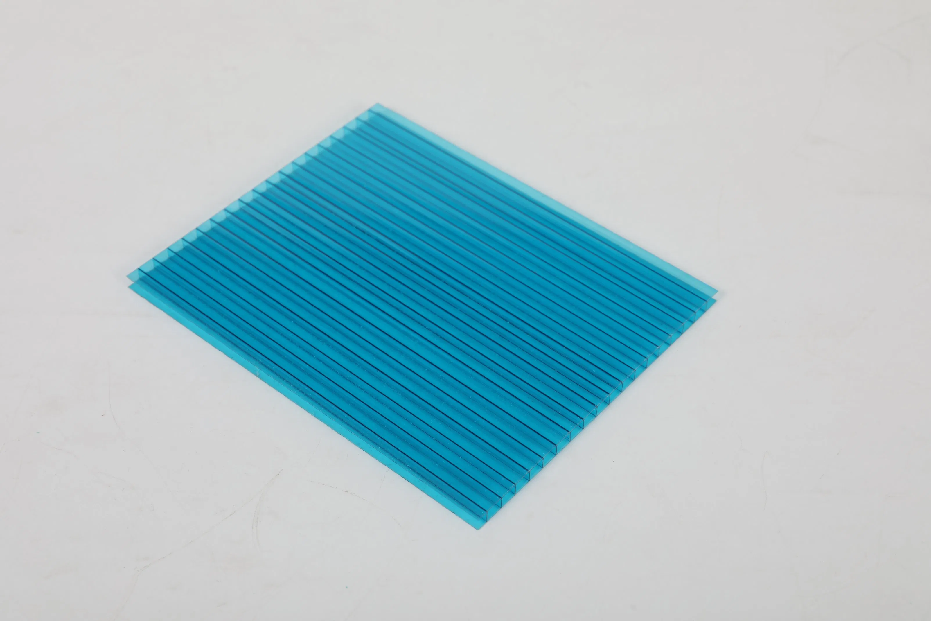 Style UV Protected Twin Wall Roofing Sheet Sun Embossed PC Sheets