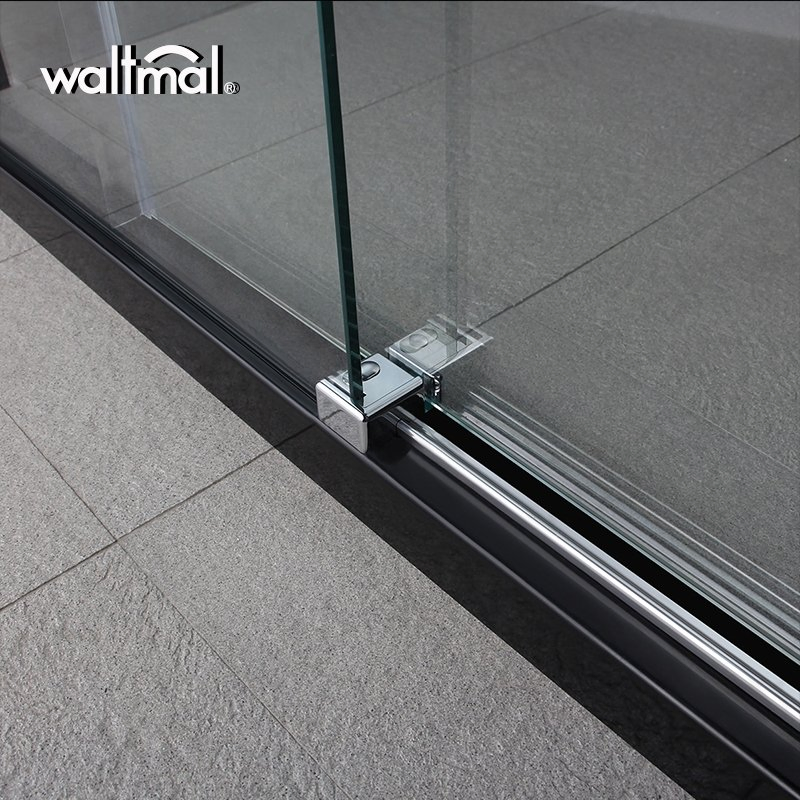 Customize Simple ANSI Tempered Glass Sliding Shower Door