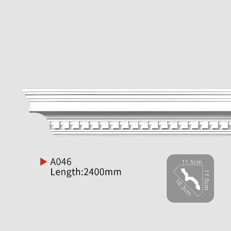 Guangzhou Architectural PU Coving Corners Cornice Moulding