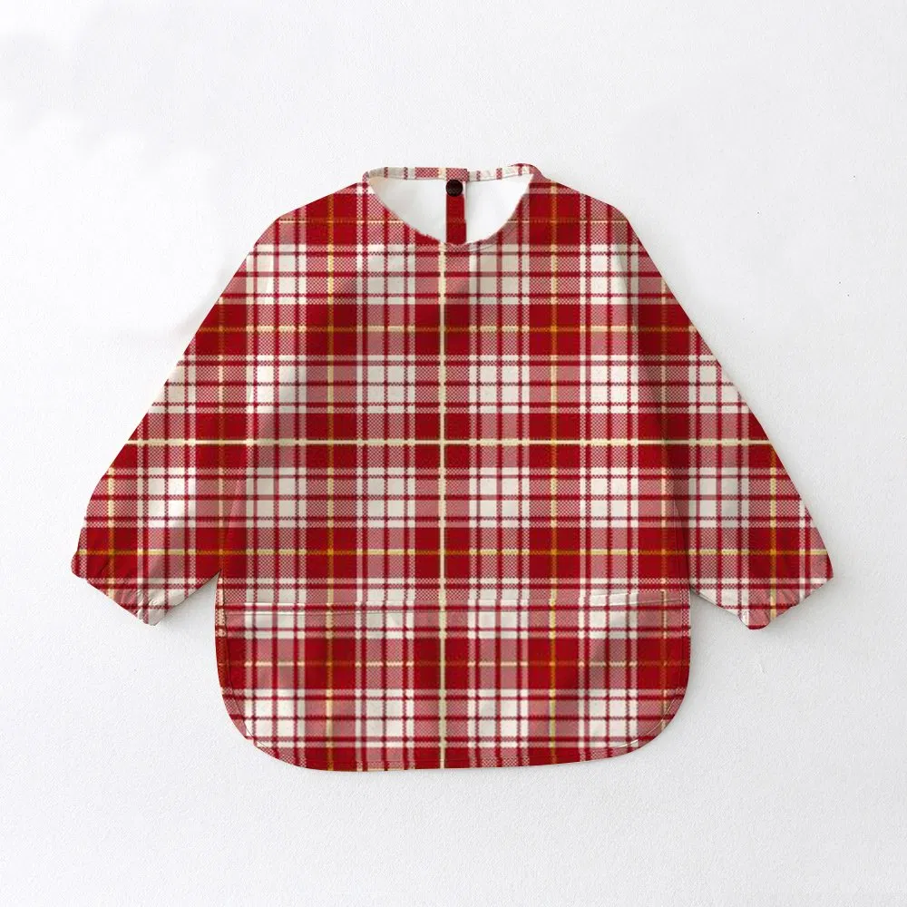 Custom Logo Waterproof Eating Smock Feeding Shirt Washable Polyester Fancy Silicone