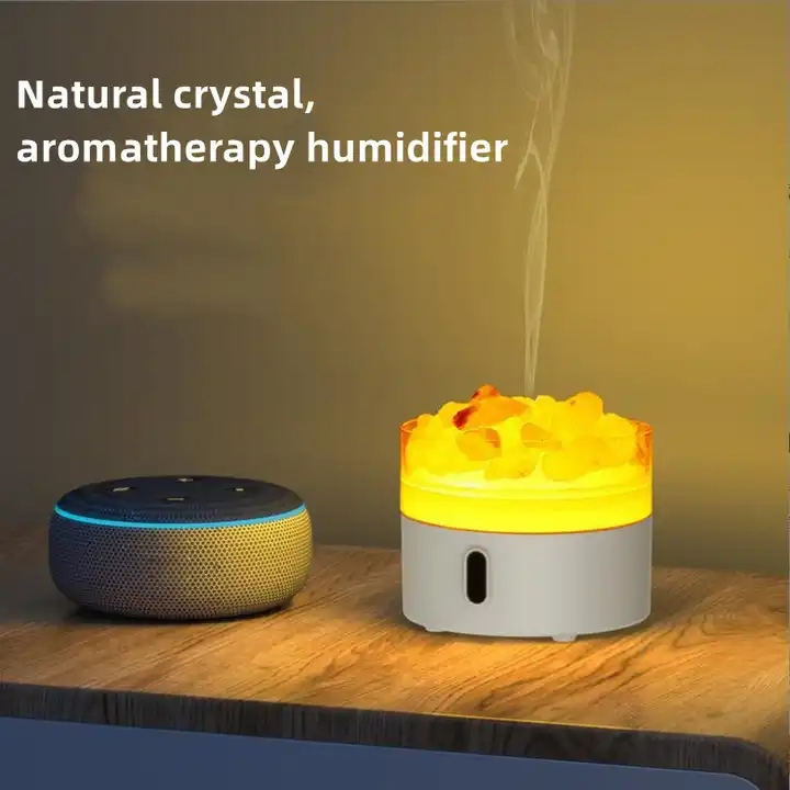 Hotels Wholesale Salt and Stone Automatic Mist Humidifying Essential Oil Diffuser