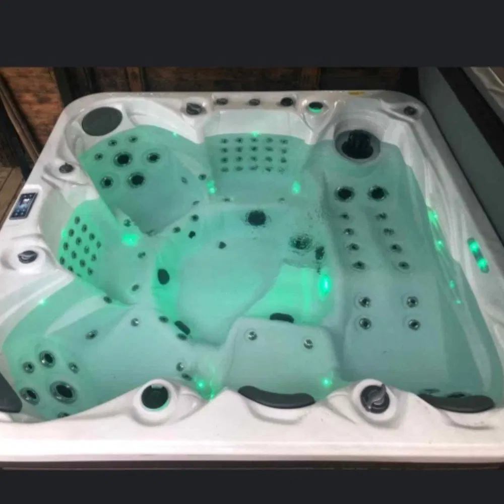 Luxury SPA Outdoor 6-Person Stainless Steel Whirlpool SPA Hot Tub