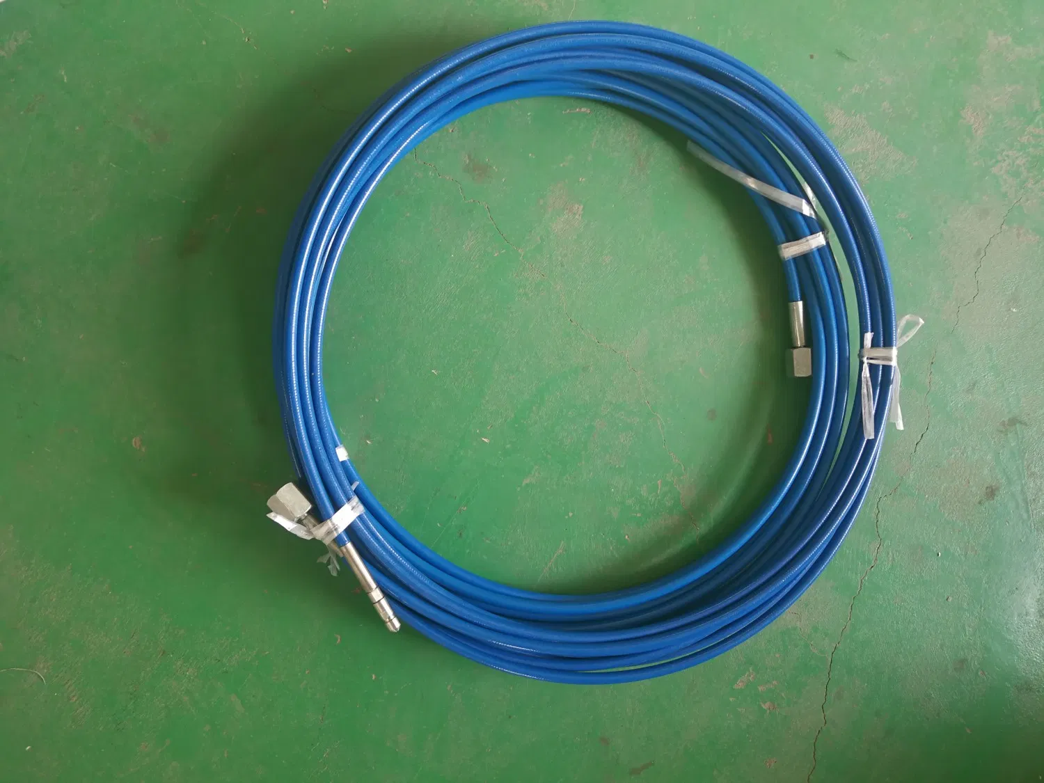 SAE 100 R4 Industrial High Pressure Textile Reinforced Hydraulic Resin Hose with Braided Textile and Helix Steel Wire Reinforce