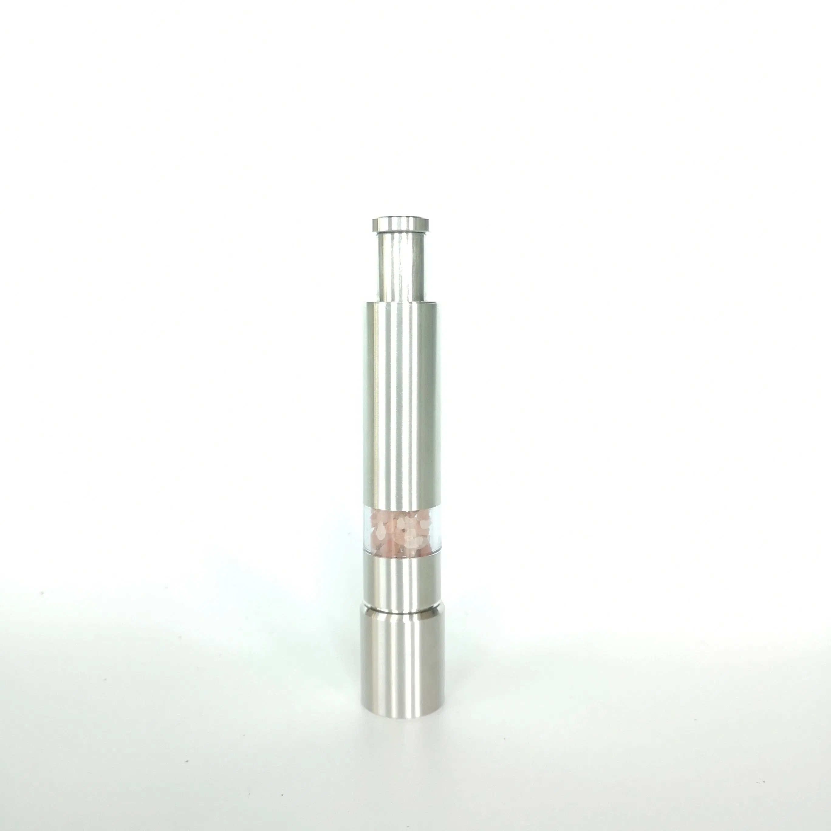 Small Type Thumb Push Salt and Pepper Grinder Spice Mill for Kitchen