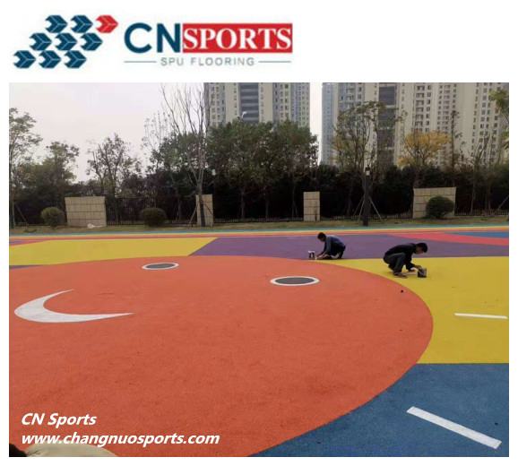 Cushion Rebounce Safety EPDM Granules Rubber Flooring for Playground and Running Track