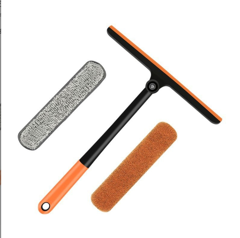 Window Scraper Dust Multi Functional Window Squeegee Microfiber Refill Cleaning Tool Car Washing Cleaner Set