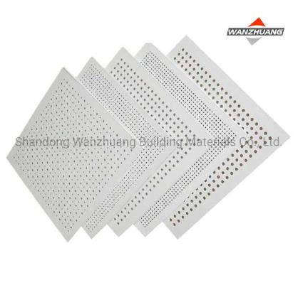 60X60 Waterproof Acoustic Gypsum Suspended False Ceiling Tile