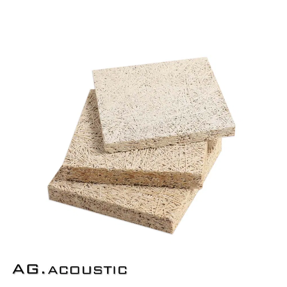 AG. Acoustic Thickness 20mm Wood Wool Acoustic Wall Ceiling Sound Absorption Panel for Studio