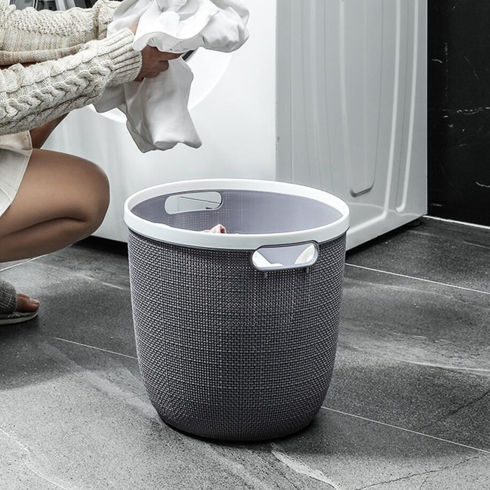 Portable Laundry Hamper with Carrying Handles Storage Basket