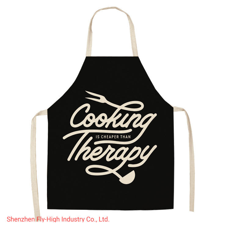 Easy Clean Cotton Linen Apron Unisex Chef Waiter Waitress Restaurant Bistro Cafe Craftsmen Butchers Artist Apron Bib Aprons