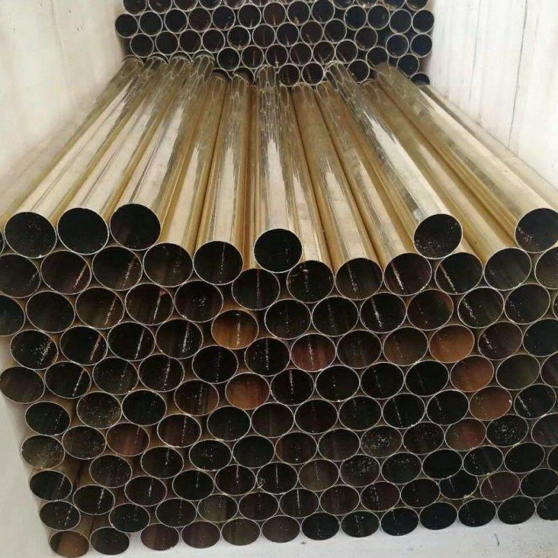 Factory Price C11000 C12200 ASTM B8 Seamless Copper Pipe Brass Tube Copper Tube Pipe Cutting Processing Manufacturers Air Conditioning Copper Pipe
