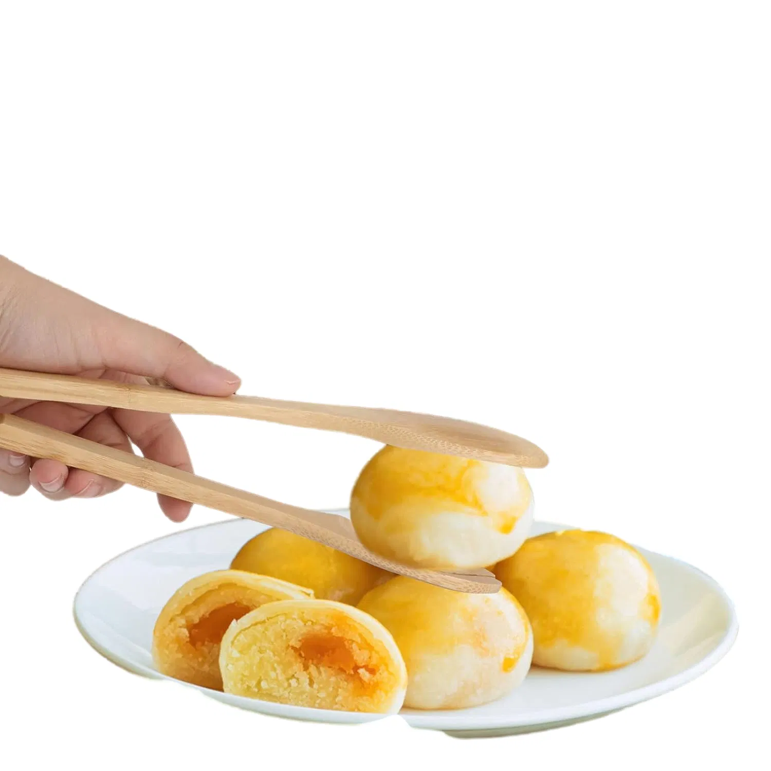 Bamboo Barbecue Tongs Self-Service Dining Multifunctional Food Clip