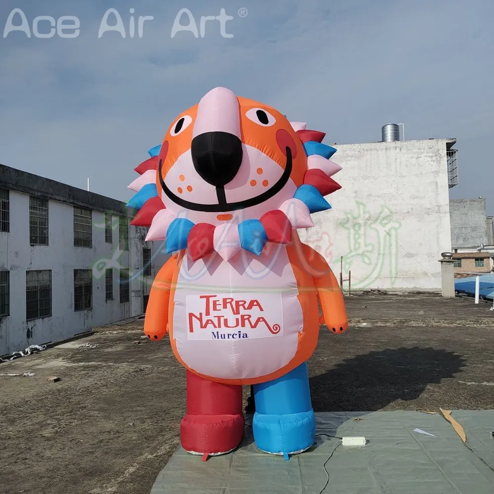 Advertising Inflatable Lion Cartoon Characters Mascot for Outdoor Decoration