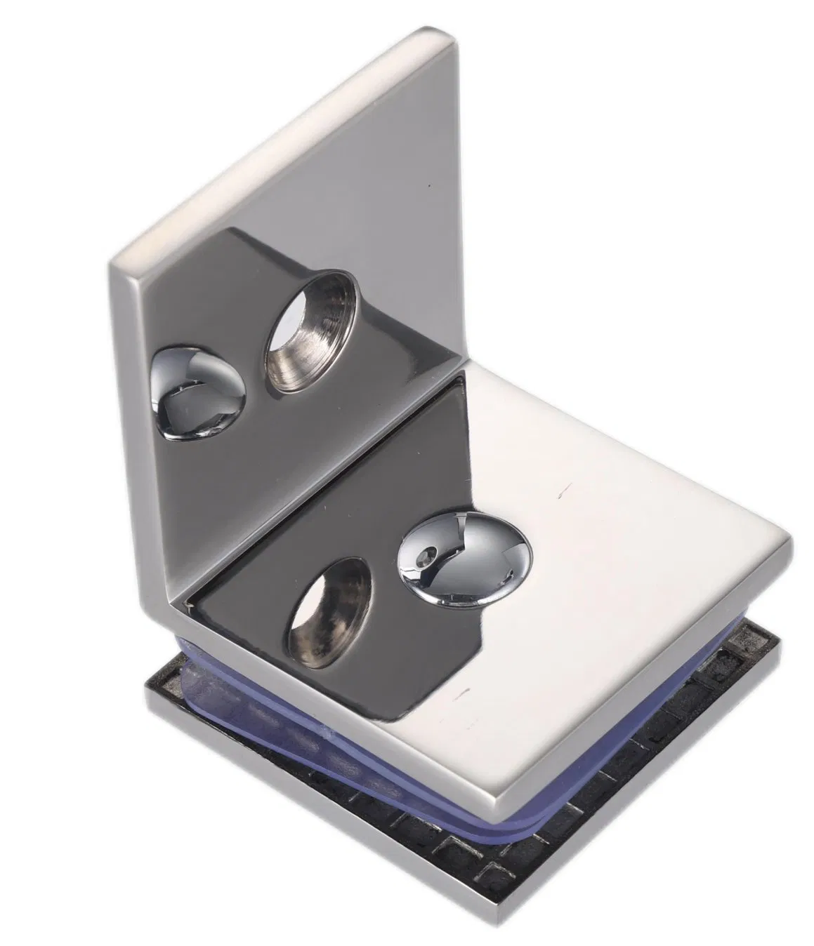 Bathroom Shower Enclosure Hardware Patch Fitting Heavy Duty Wall-Mount Glass Clamp